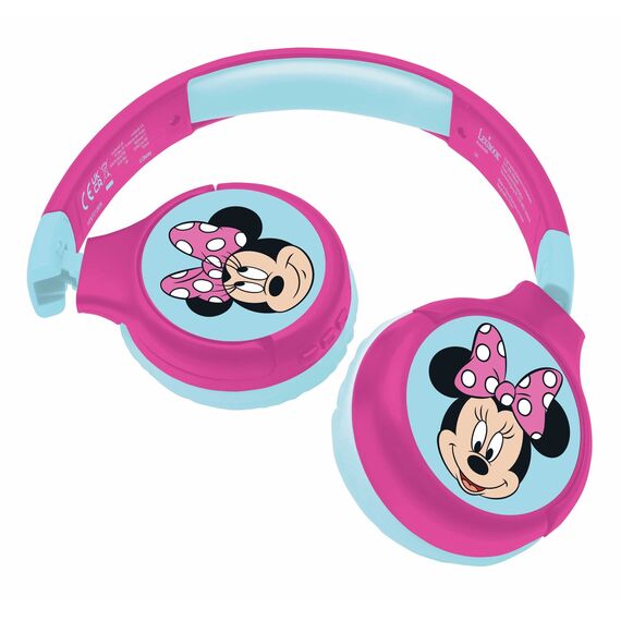 Lexibook - Disney Minnie Mouse - 2 in 1 Foldable Headphones (HPBT010MN) / Toys | Techbox