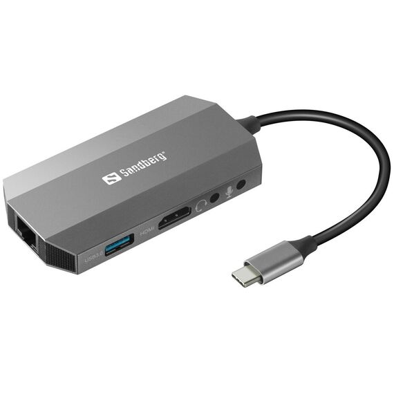 Sandberg - USB-C 6in1 Travel Dock / Computers - Αταξινόμητα -  - Techbox