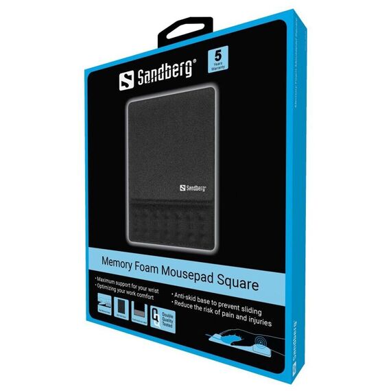 Sandberg - Memory Foam Mousepad Square / Computers | Techbox
