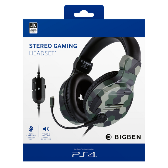 Nacon  PS4 Gaming Headset V3 - Green - Headset - Sony / Electronics - PS4 Accessories - Accessories for Consoles - Techbox