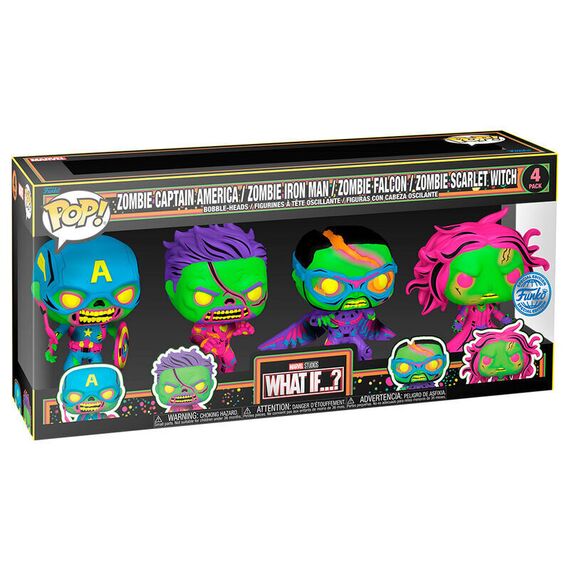 POP pack 4 figures Marvel What If...? Exclusive |  Techbox