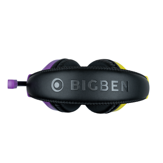 BigBen Interactive Stereo Gaming Headset V1 - Purple + Yellow (Switch) / PlayStation 5 | Techbox