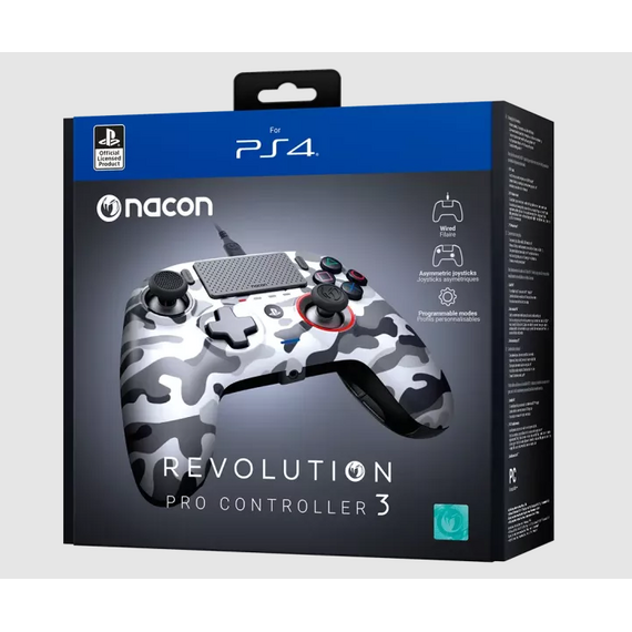 Nacon Wireless Revolution Unlimited Pro Controller Camo Grey (PS4) / PlayStation 5 - PS5 Accessories - Accessories for Consoles - Techbox