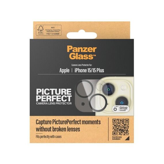 PanzerGlass - PicturePerfect Camera lens Protector iPhone 15 - 15 Plus / Electronics | Techbox