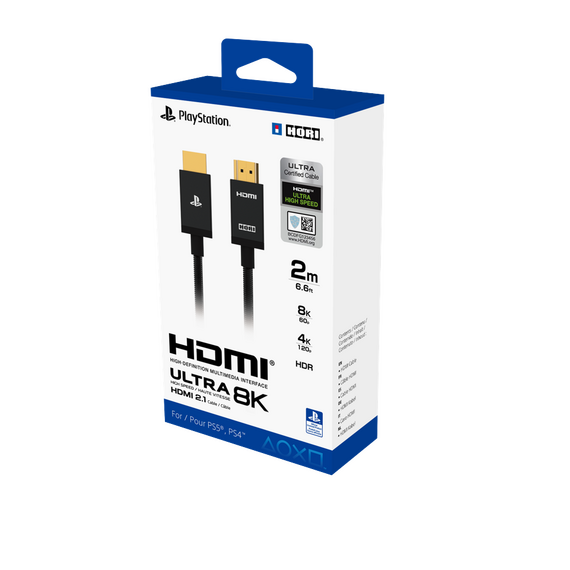 HORI 2 meter HDMI CABLE ULTRA HIGH SPEED / PlayStation 5 - PS5 Accessories - Accessories for Consoles - Techbox