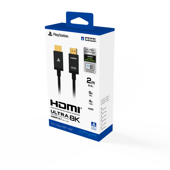 HORI 2 meter HDMI CABLE ULTRA HIGH SPEED / PlayStation 5 - PS5 Accessories - Accessories for Consoles - Techbox