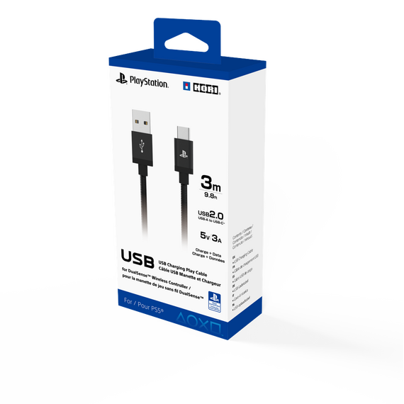 HORI DUALSENSE CONTROLLER CHARGE CABLE / PlayStation 5 - PS5 Accessories - Accessories for Consoles - Techbox