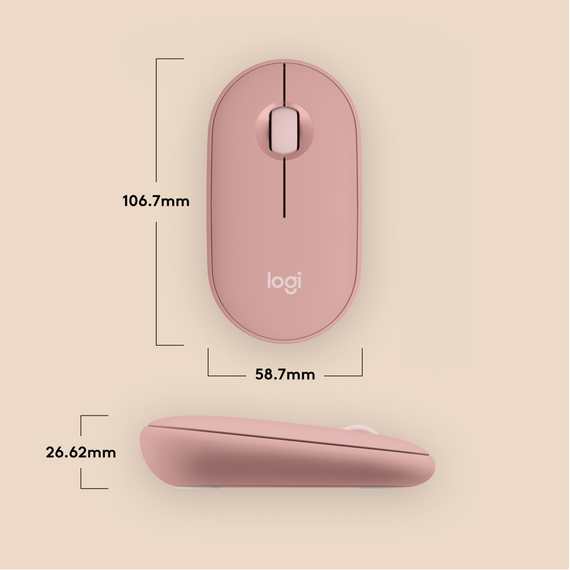 Logitech - Pebble Mouse 2 - M350s / Computers - Mice - Keyboards & Mice - Techbox
