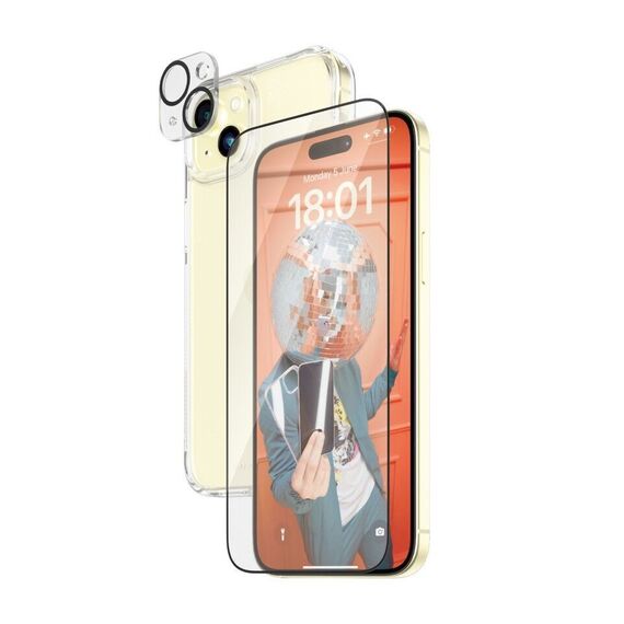 PanzerGlass -  Apple Iphone 15 Plus 6,7 Ultra Wide Fit Bundle + Picture Perfect + Hardcase with D30 / Electronics | Techbox