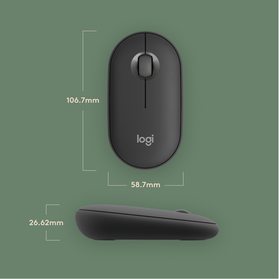 Logitech - Pebble Mouse 2 - M350s / Computers | Techbox