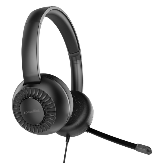 Speedlink - Metis Stereo Headset, 3,5mm Jack with Y-Adapter - Black / Electronics | Techbox