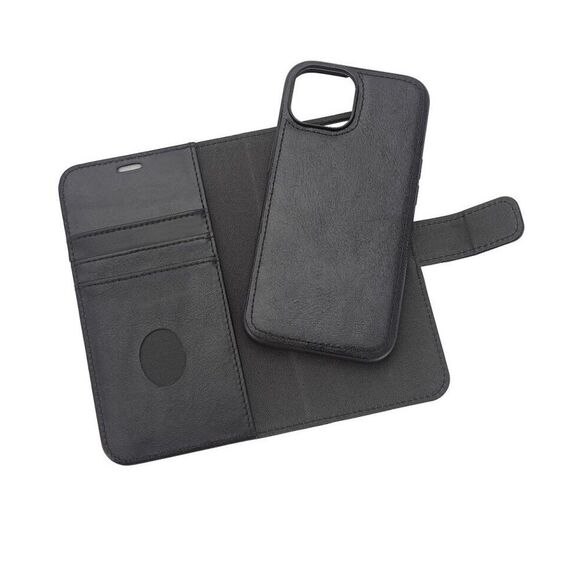 RadiCover - Radiation Protection Wallet Vegan Leather 2in1 MAGSAFE iPhone 15 Black / Electronics |  Techbox