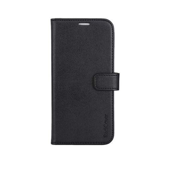 RadiCover - Radiation Protection Wallet Vegan Leather iPhone 15 PLUS Flipcover Black PU / Electronics |  Techbox