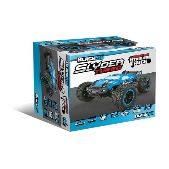 BLACKZON - Slyder ST Turbo 1/16 4WD 2S Brushless - Blue (540203) / Toys | Techbox