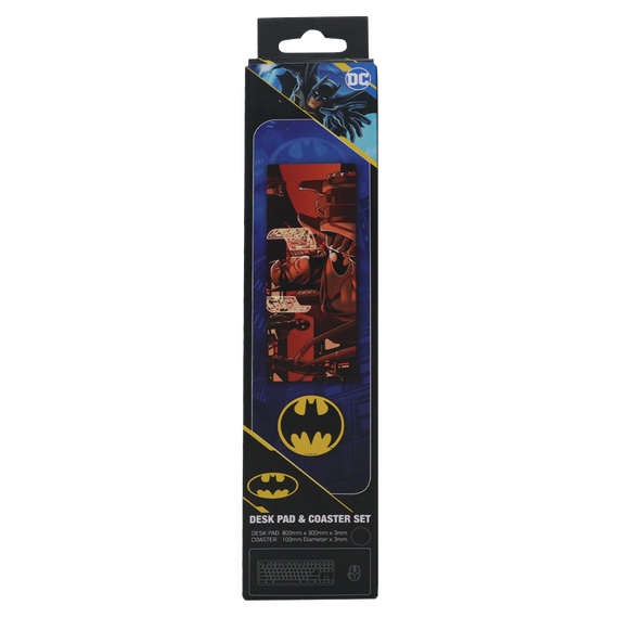 DC Batman Desk Pad & Coaster Set / Fan Shop and Merchandise - PC Accessories - Accessories for Consoles - Techbox