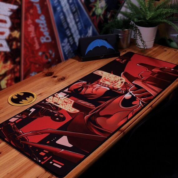 DC Batman Desk Pad & Coaster Set / Fan Shop and Merchandise - PC Accessories - Accessories for Consoles - Techbox