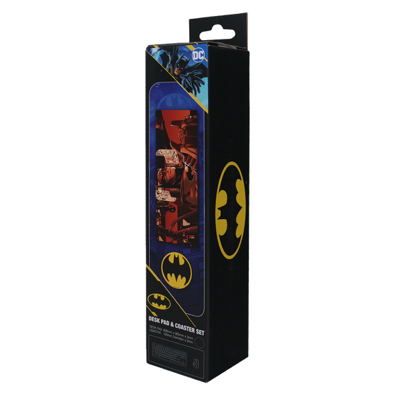 DC Batman Desk Pad & Coaster Set / Fan Shop and Merchandise - PC Accessories - Accessories for Consoles - Techbox