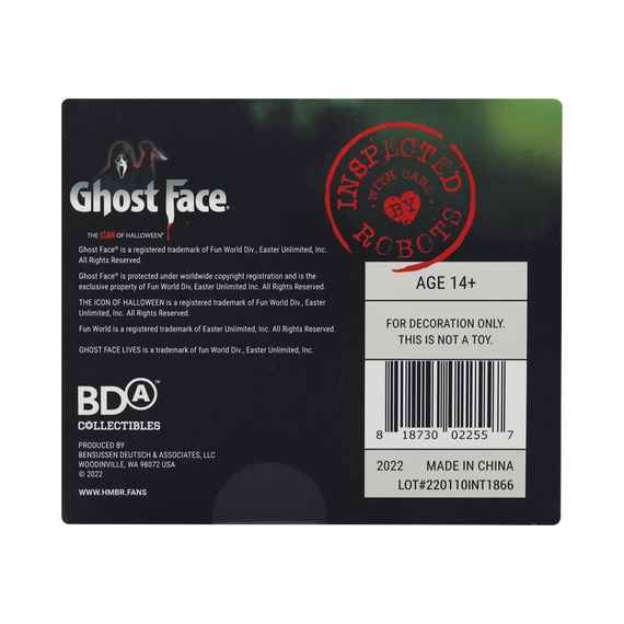 Ghostface - Fluorescent Green Collectible Vinyl Figure / Fan Shop and Merchandise |  Techbox