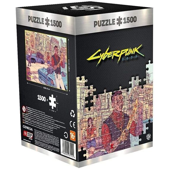 Cyberpunk 2077: Valentinos puzzles 1500 pcs / Fan Shop and Merchandise |  Techbox