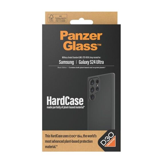 PanzerGlass - Hardcase with D3O Galaxy S24 Ultra Black / Electronics - Samsung - Screen & Camera Protection - Techbox