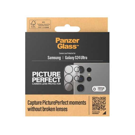 PanzerGlass - PicturePerfect Camera Lens Protect Galaxy S24 Ultra, Black / Electronics | Techbox