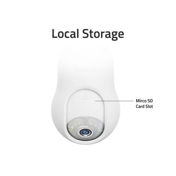 Hombli - Smart Bulb Cam, White / Electronics - Αταξινόμητα -  - Techbox