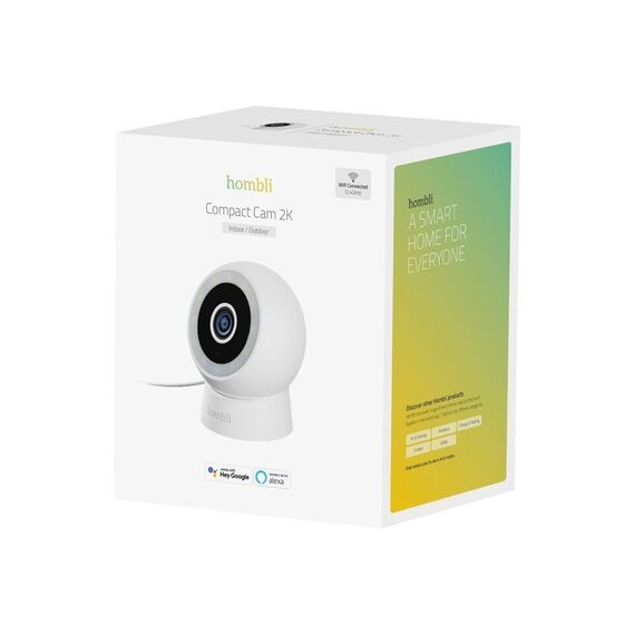 Hombli - Smart Outdoor/indoor Compact Cam, White / Electronics