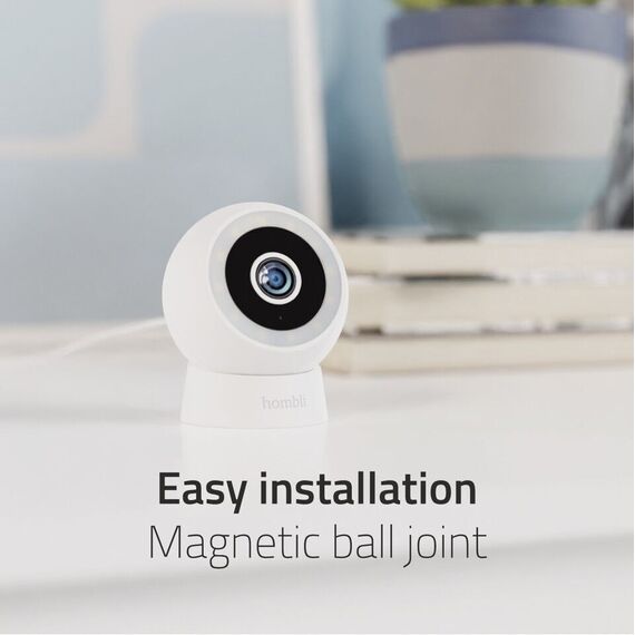 Hombli - Smart Outdoor/indoor Compact Cam, White / Electronics
