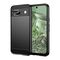 Carbon Case for Google Pixel 8A Flexible Silicone Carbon Cover - Black - Rest Brands Cases - Cases - Techbox