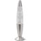 iTotal - Color-changing LED Lava Lamp - Silver Base and White Wax (XL2673) / Toys