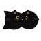 iTotal - Pillow with Sleep Mask - Black Cat (XL2527) / Toys - Plushies - Gifts - Techbox