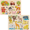 GOKI - Farm VI & African baby animals, Lift-out puzzle (1240248/1240242) / Toys |  Techbox