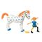 Pippi Langstrømpe - Pippi & Lilla Gubben Figurine Set (18099) / Toys