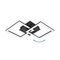EGLO - Paranday-Z ceiling lamp w/squares black 52.5x31 - TW - Zigbee, Bluetooth / Electronics | Techbox