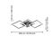 EGLO - Paranday-Z ceiling lamp w/squares black 65x31 - TW - Zigbee, Bluetooth / Electronics | Techbox