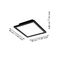 EGLO - Salobrena-Z panel black 30x30 - TW - Zigbee, Bluetooth / Electronics | Techbox