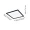 EGLO - Salobrena-Z panel black 45x45 - TW - Zigbee, Bluetooth / Electronics | Techbox