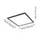 EGLO - Salobrena-Z panel black 59.5x59.5 - TW - Zigbee, Bluetooth / Electronics | Techbox
