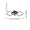 EGLO - Paranday-Z ceiling lamp with squares black 47x22.5 - TW - Zigbee, Bluetooth / Electronics | Techbox