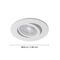 EGLO - Saliceto-Z recessed light white Ø8.8 - RGB + TW - Zigbee, Bluetooth / Electronics - Αταξινόμητα -  - Techbox