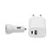 Speedlink - Wall & Car Charger Set USB-A & USB-C 15W, white / Electronics
