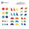 Connex - Rainbow Shape Expansion Pack 36 Pieces (CT-R-00036-SE) / Toys