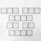 Connetix - Rectangle Pack - 12 Pieces - Clear (CT-C-00012-RE) / Toys