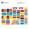 Connetix - Rainbow Mega Pack 212 Pieces (CT-R-00212-ME) / Toys
