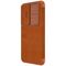Nillkin Qin Leather Pro Case for Samsung Galaxy S23+ flip cover camera cover brown - Samsung Cases - Cases - Techbox