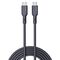 AUKEY CB-SCC101 USB-C Type-C Power Delivery PD 100W 5A 1m Silikon Black | Techbox