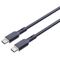 AUKEY CB-SCC101 USB-C Type-C Power Delivery PD 100W 5A 1m Silikon Black | Techbox