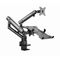 Gembird MA-DA3-02 Desk mounted adjustable monitor arm with notebook tray (full-motion), 17”-32”, up to 8 kg - Stands & Accessories - Monitors & Mounts - Techbox