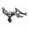 Gembird MA-DA3-02 Desk mounted adjustable monitor arm with notebook tray (full-motion), 17”-32”, up to 8 kg - Stands & Accessories - Monitors & Mounts - Techbox