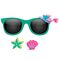 Disney Princess premium sunglasses with charms